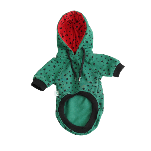 Yeşil Star Vibe Hoodie - Görsel 6