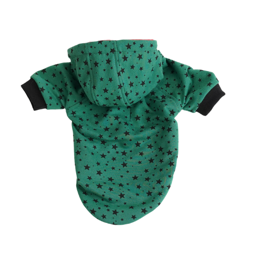 Yeşil Star Vibe Hoodie - Görsel 5