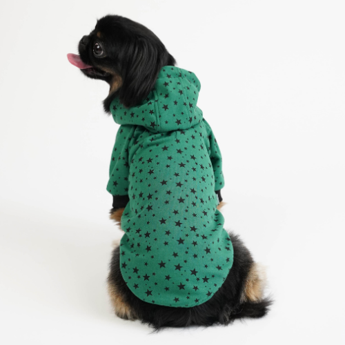 Yeşil Star Vibe Hoodie - Görsel 2
